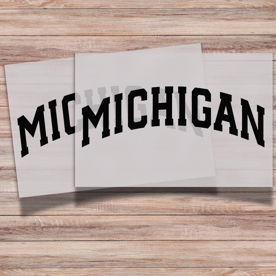 Michigan DTF Print Ready to Press Heat Transfer - Etsy