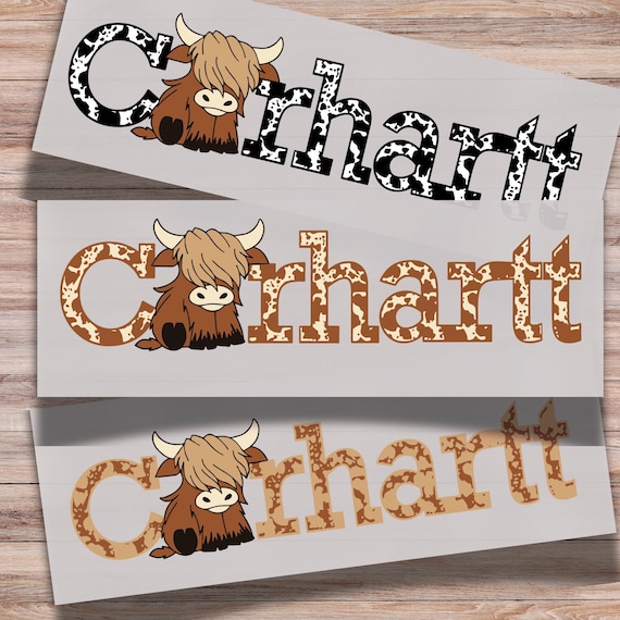 Highland Cow DTF Print Ready to Press Heat Transfer