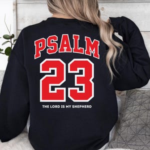 Psalm 23 DTF Print Ready to Press Christian Heat Transfer