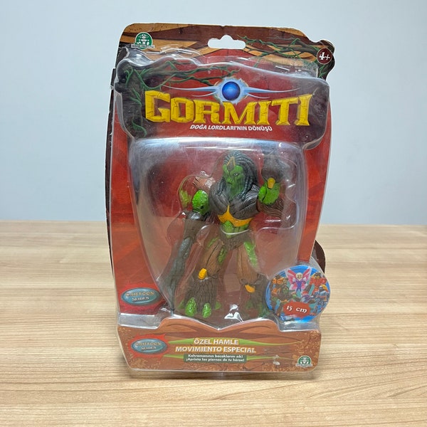 Gormiti Lucas : The Forest Lord Cartoon Series With Attacking Features 15cm