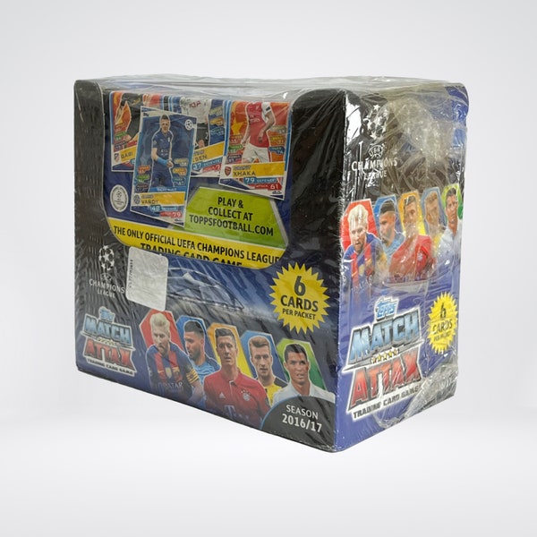 Uefa Chanpions League Topps Match Attax Trading Card Game Season 2016 - 2017 6 Cards Per Packet