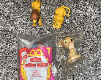 Vintage Lion King Happy Meal Simba's Pride Toys