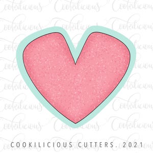 STL Chunky Heart | Sugar Cookies | Cookie Cutter STL | STL Files | Valentines | Valentines Day | Digital File