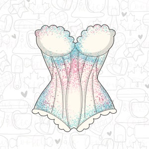 STL Lover Bodysuit / Corset | Sugar Cookies | Cookie Cutter STL | STL Files | Music | Swift | Swiftie