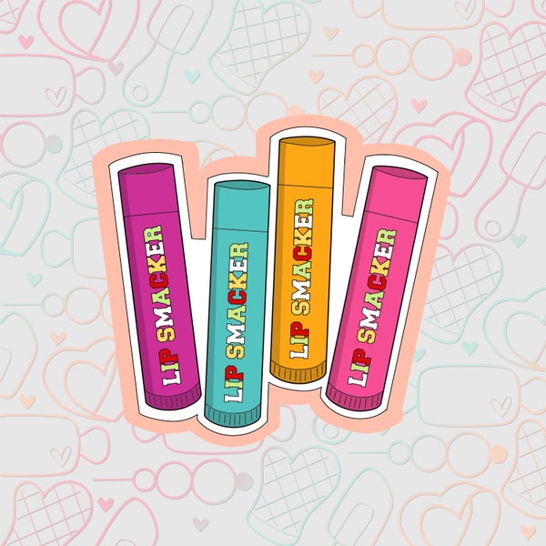 STL 90s Chapstick | Retro | 90s | Groovy | Digital File | Cookie Cutter |