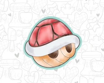 STL Turtle Shell | Sugar Cookies | Cookie Cutter STL | STL Files | Tv Character | Instant Download | Mario | Video Games