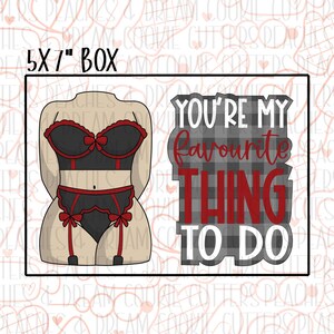 STL Favourite Thing To Do Set | Sugar Cookies | Cookie Cutter STL | STL Files | Valentines | Valentines Day | Digital File