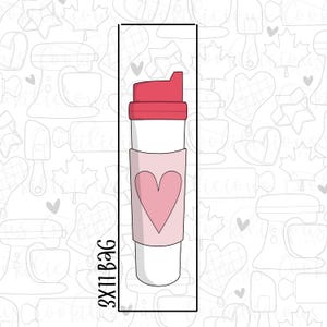 STL Skinny Latte Cutter| Sugar Cookies | Cookie Cutter STL | STL Files | Valentines | Valentines Day | Digital File