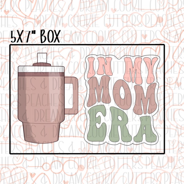 STL In My Mom Era Set | Mothers Day Cookie Cutter | Mom |Spring | Digital File | Florals | Sugar Cookies