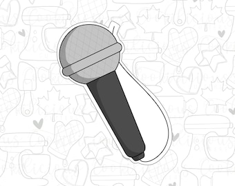 Microfone STL | Biscoitos de Açúcar | Cortador de Biscoitos STL | Arquivos STL | Música | Swift | Swiftie