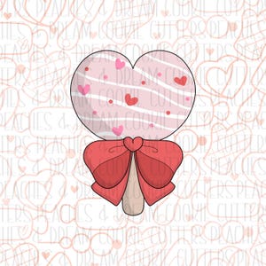 STL Coquette Sucker | Sugar Cookies | Cookie Cutter STL | STL Files | Valentines | Valentines Day | Digital File