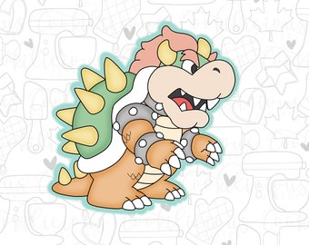 STL Angry Turtle | Sugar Cookies | Cookie Cutter STL | STL Files | Tv Character | Instant Download | Mario | Video Games