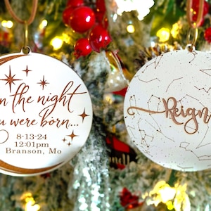 Décoration de Noël La nuit de votre naissance
