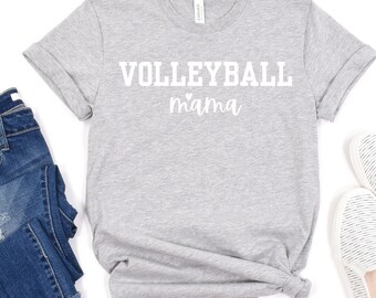 Camicia per mamma pallavolo, Camicia per mamma pallavolo, Camicia per mamma sportiva, Regali per la mamma, Maglietta per mamma sportiva, Camicia per il giorno della partita