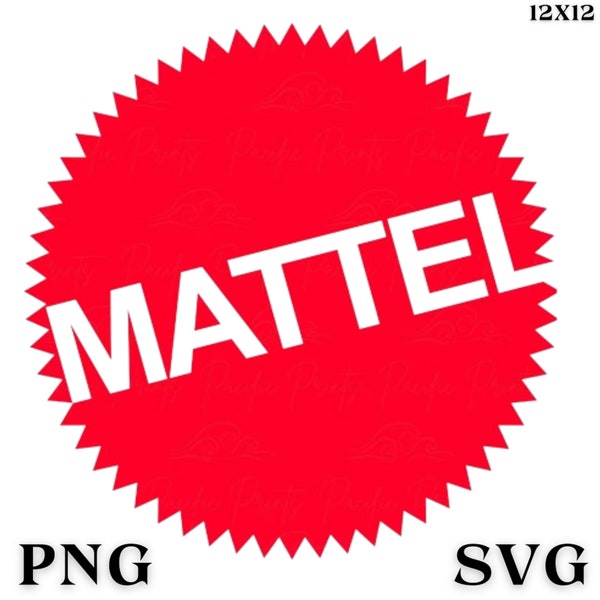 Logo Rouge SVG PNG pour boite à Poupée Princesse Jouet