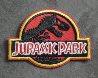 Jurassic Park Patch Brodé Film Thermocollant