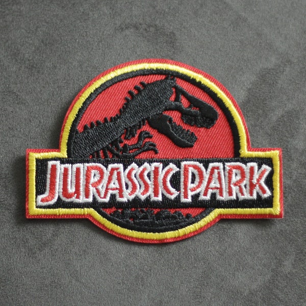 Jurassic Park Patch Brodé Film Thermocollant