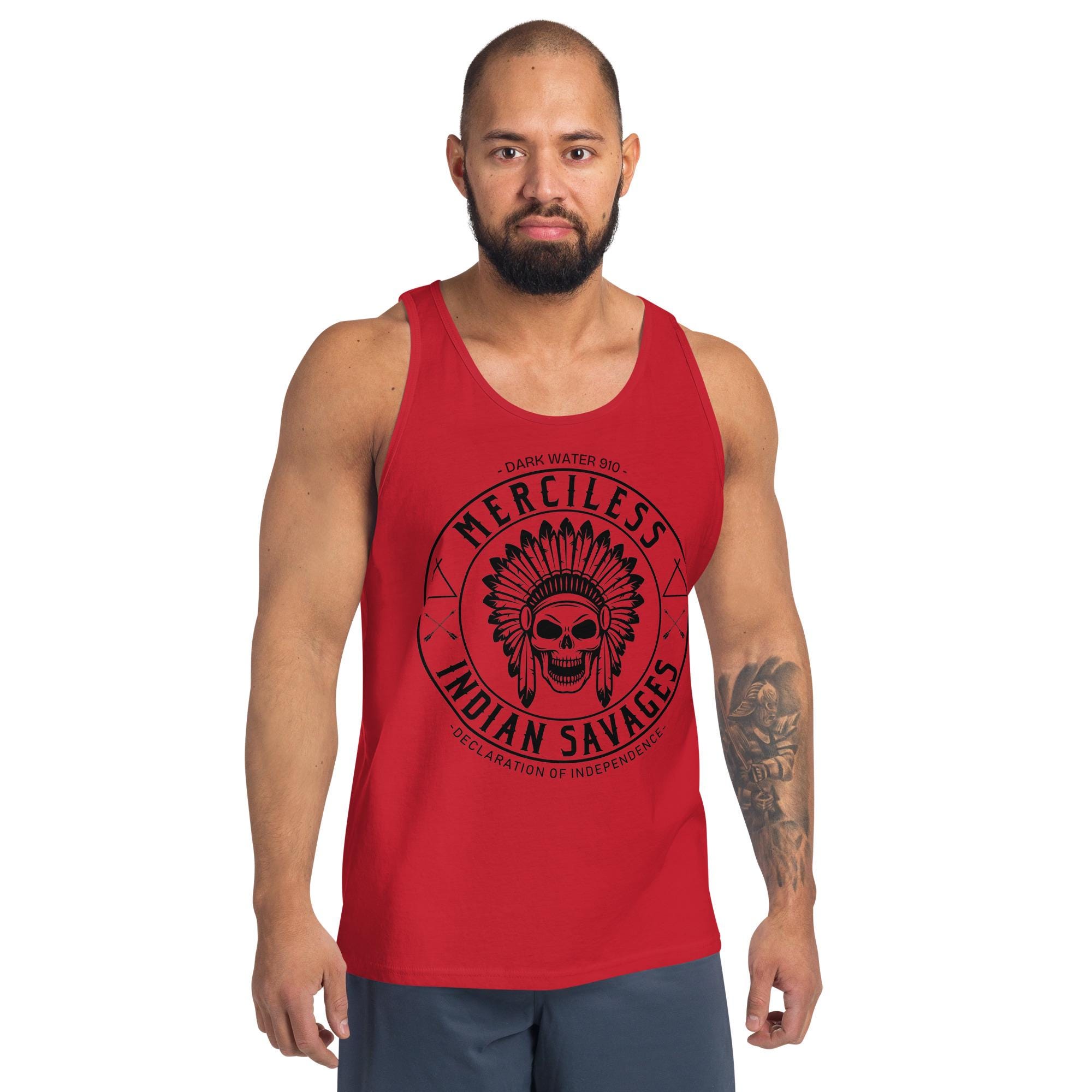 Merciless Indian Savages Men's Tank Top