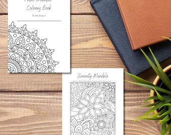 50 pages de coloriage de mandalas pour la pleine conscience | Motifs zen relaxants (Téléchargement numérique)