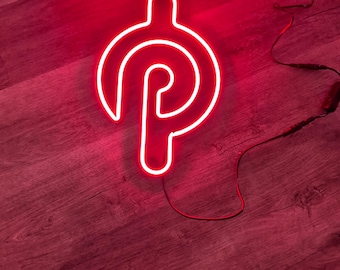 Letrero de neón LED rojo de Peloton
