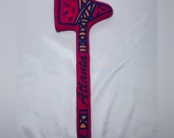 Vintage 90s Atlanta Braves TOMAHAWK Chop 15" Hard Handle Foam Head USA