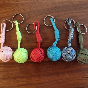Nautical Decorative Monkey Fist Key Ring / Key Chain