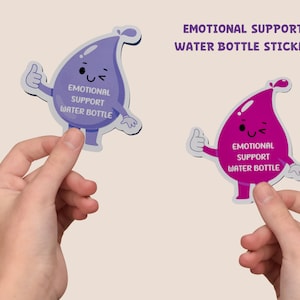 Aufkleber für Wasserflaschen mit emotionaler Unterstützung, Aufkleber für emotionale Unterstützung