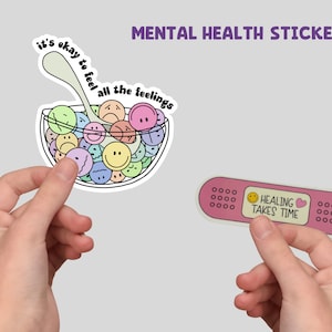 Mental Health Sticker, Self Love Sticker, Self Care Sticker