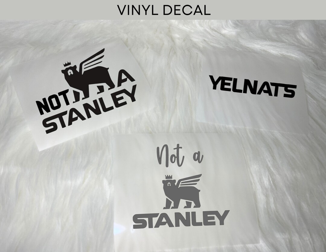 3x Silver Stanley Decals – 2 Inch Size, Made In UK