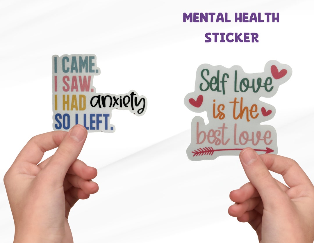 Mental Health Sticker, Self Love Sticker, Self Care Sticker - Etsy