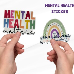 Mental Health Sticker, Self Love Sticker, Self Care Sticker