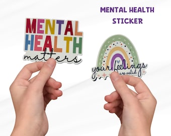 Mental Health Sticker, Self Love Sticker, Self Care Sticker
