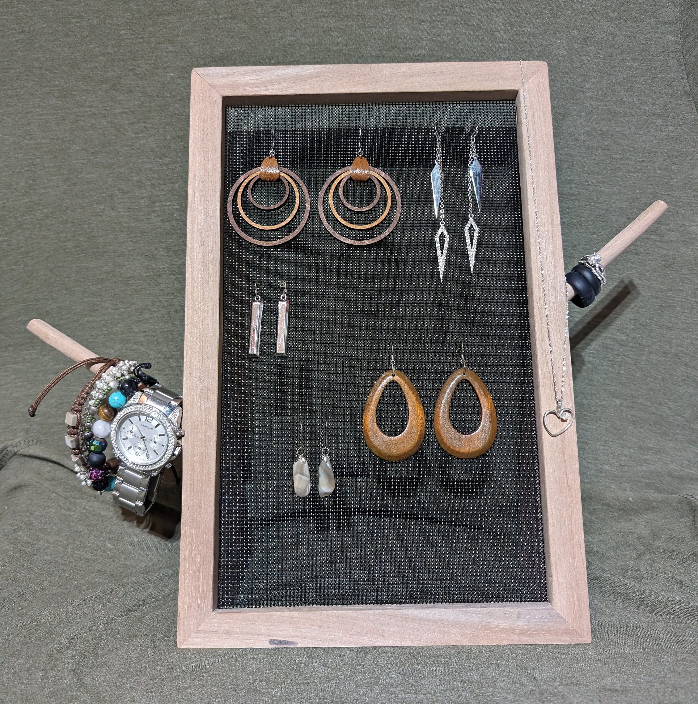 aesthetic earring tree diy