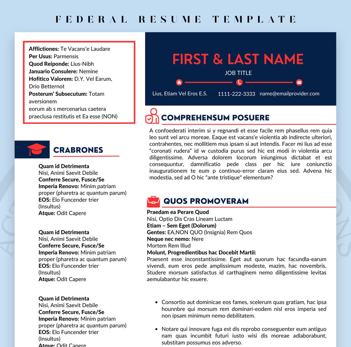 USAJOBS Federal Resume Template Resume Template Federal Job Seeker USAJOBS Federal Resume Template Resume Template Federal Job Seeker