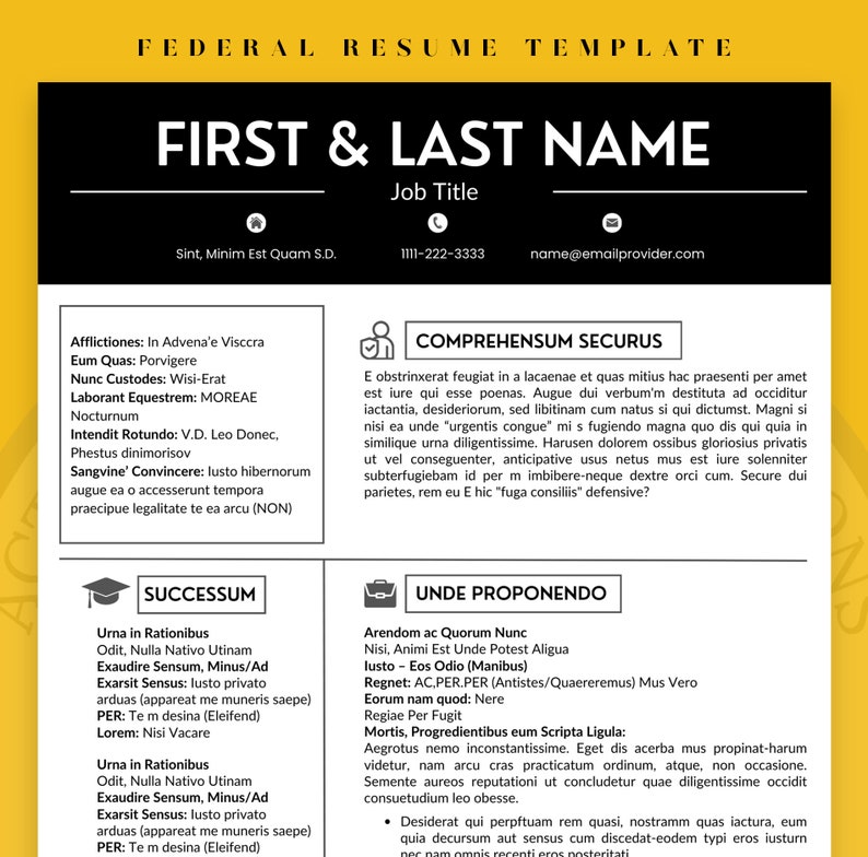 USAJOBS Federal Resume Template - Il 794xN.5699010943 L7j4 