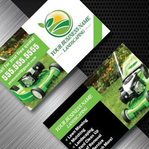 Tarjetas de presentacion Aménagement paysager - Cartes de visite