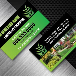 Tarjetas de presentacion Aménagement paysager - Cartes de visite