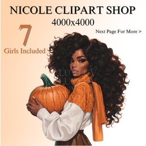 Commercial Use Autumn Fall Girls PNG| Clipart