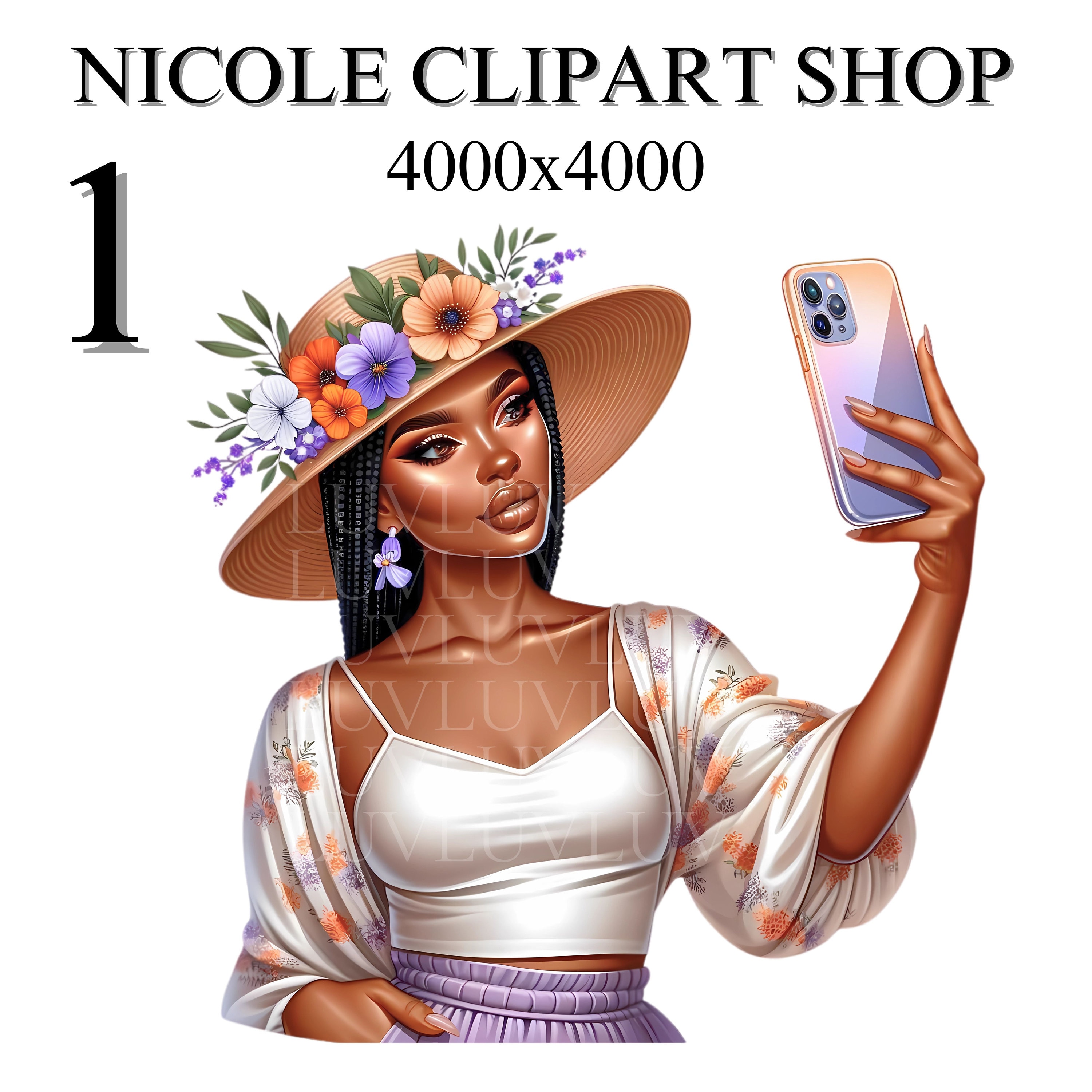 African American Hot Girl Summer PNG | Commercial Use| Summer PNG