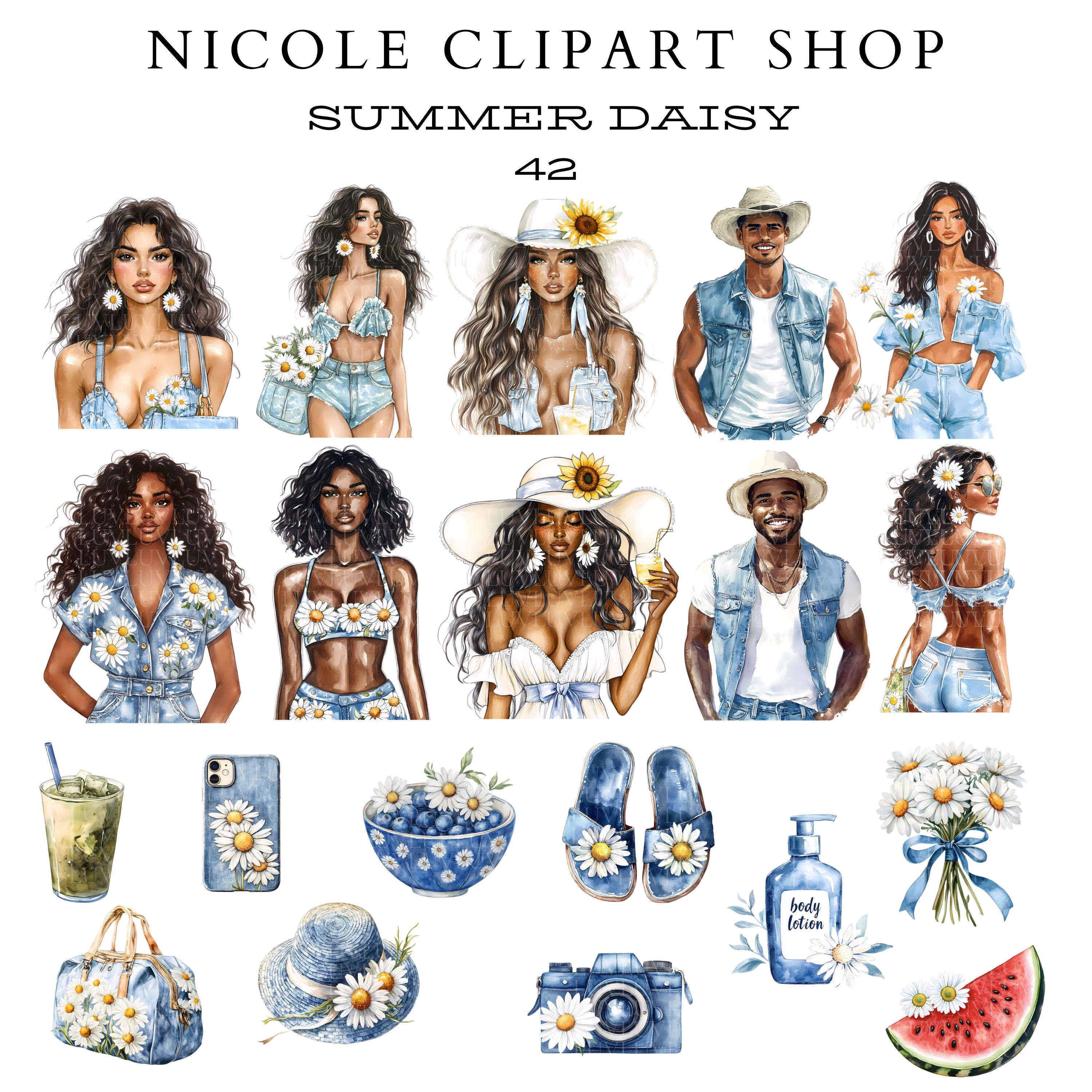 Summer Daisy PNG Clipart| Commercial Use