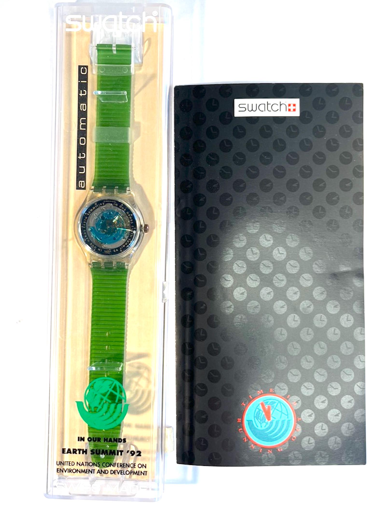 Vintage Swatch Automatic Earth Summit '92 Time to Move - Etsy