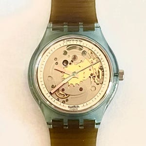 アンティーク Swatch 初代オートマブルーマチック　SAN100 1991 1991 Swatch Watch Automatic SAN100 Blue Matic Excellent Cond