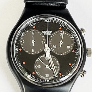 Vintage Swatch Watch Chrono Wall Street