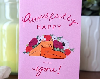 Cute Romantic Greeting Cards | Love Funny Silly Partner | Happy With You Let's Get Mushy Hot For You Lovebirds Thinking of You Missing You