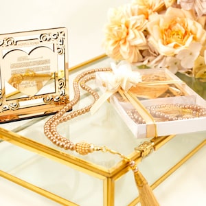 Ayatul Kursi personnalisé sur pied et cadeaux Tasbih pour les invités, mariage baby shower, anniversaire, ramadan, aïd, islamique, musulman, cadeaux