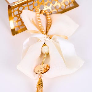 Gepersonaliseerde bidkralen Tasbeeh gunsten, Ramadan Eid Hadj Umrah bruiloft Nikkah bruids douche Babyshower verjaardag gunsten cadeaus voor gasten