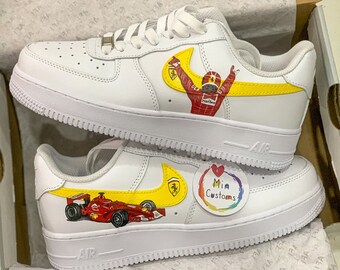Ferrari F1 Marlboro Air Force 1 Custom BEST SELLING, Limited Edition, Perfect Gift,Mother day gift Order now>>> etsneaker.com/mins-157