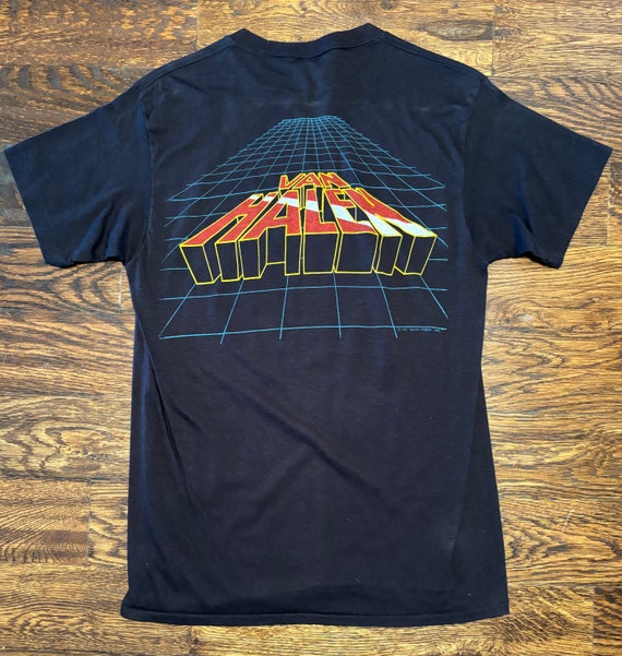 Van Halen vintage 1982 concert/tour shirt - Diver… - image 2