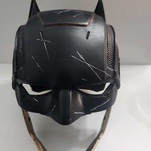 Bat-inspired Dark Detective Helmet Cowl