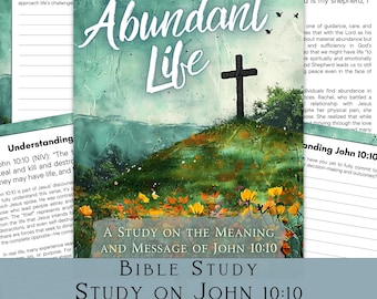Faith Journal Kit: Abundant Life Bible Study (PDF & JPG)